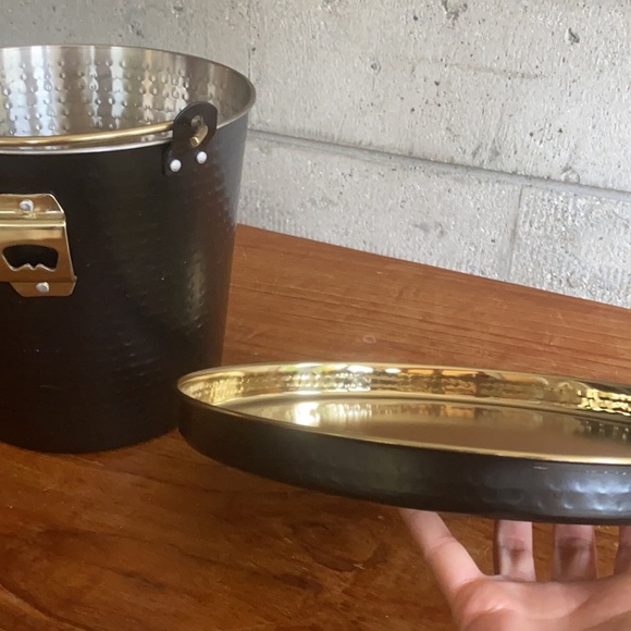 Ice Bucket & Serving Tray Bundle of 2 Items - Picture 8 of 10